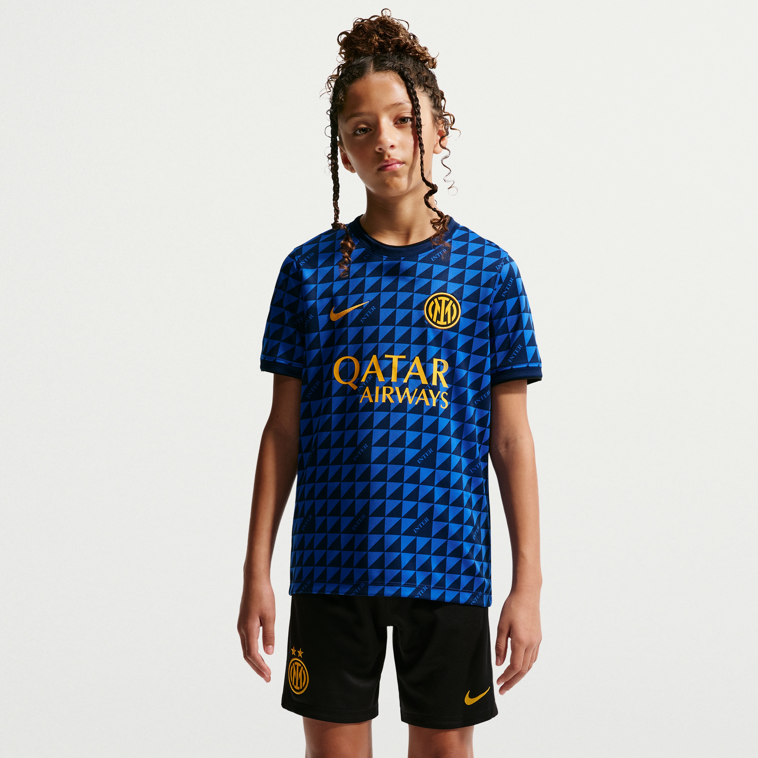 [SJH] Inter Milan Youth 2026/27 Away Pre-Match Jersey Top - Blue