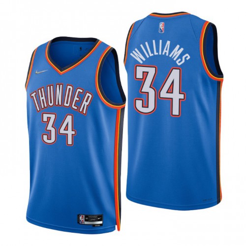 Blue TOR City Thunder #34 Nike Vintage Jersey Premium Quality