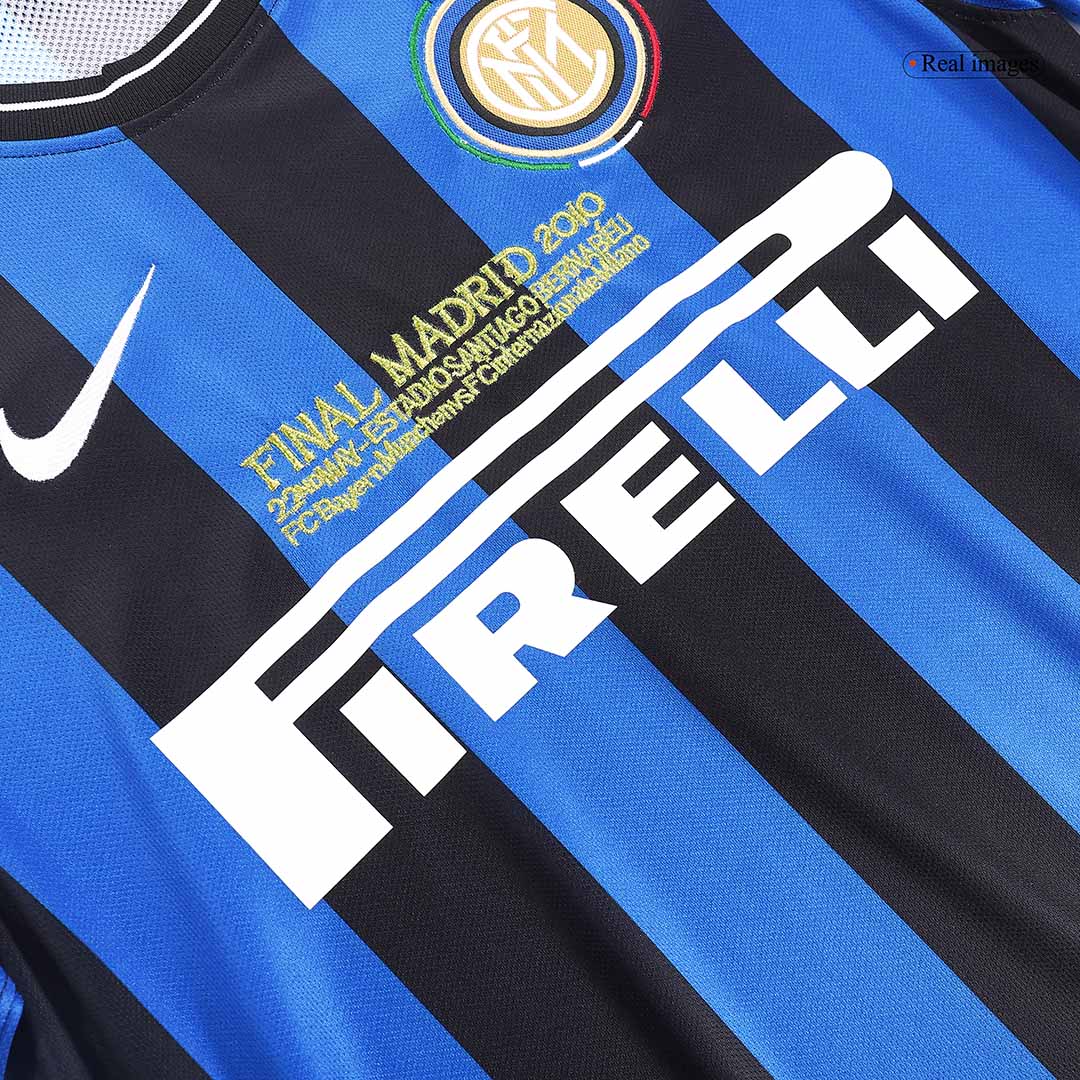 Retro 2009/10 Inter Milan Home Soccer Jersey - UCL FinalAuthentic Kit