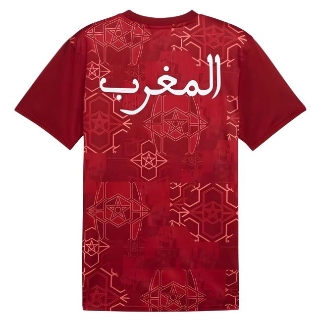 2024-2025 Morocco Prematch SS Jersey (Red)