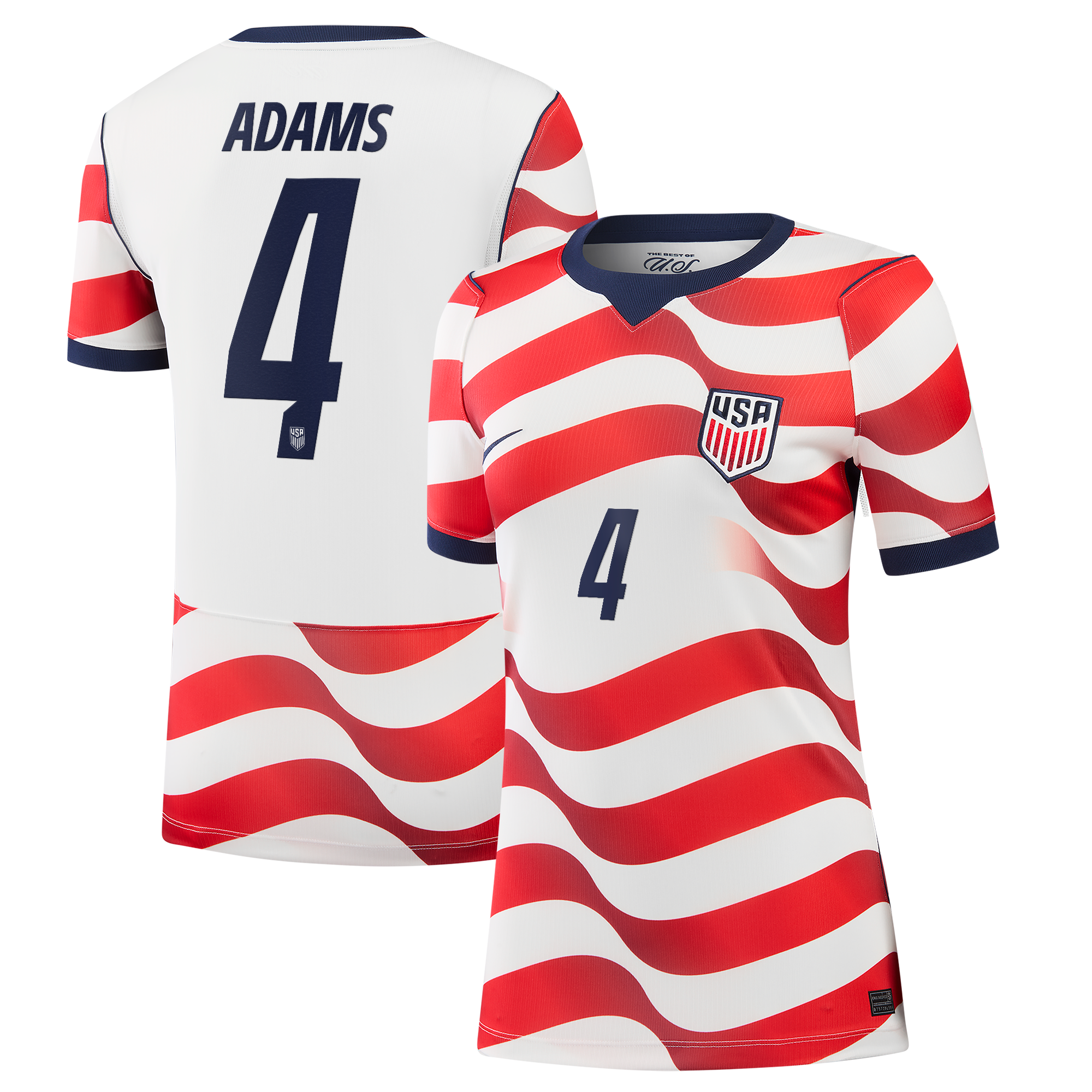 [JED] Tyler Adams USMNT Women's 2026 Home Stadium Replica Jersey - White