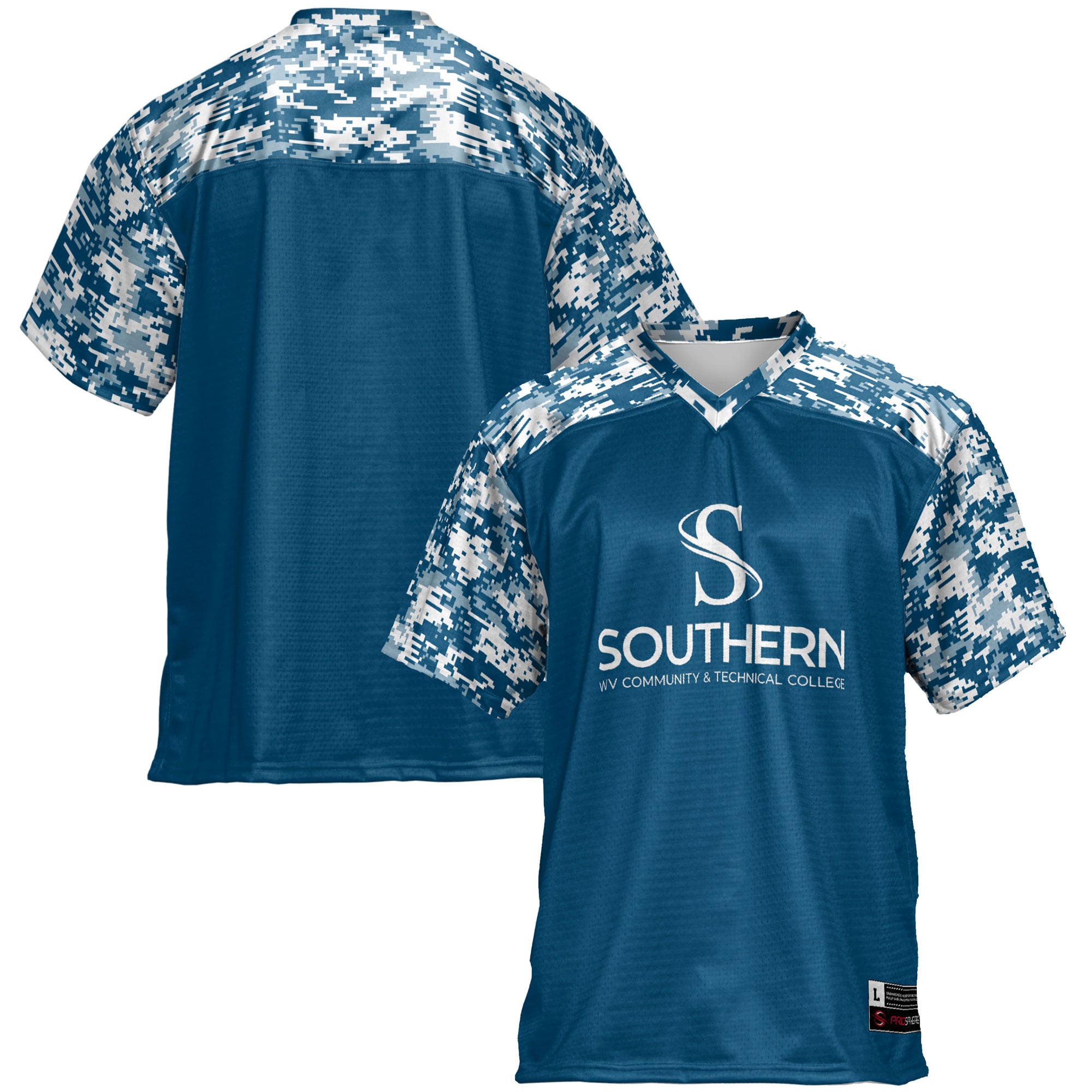 Youth Blue Southern West Virginia Community and Technical College Football Jersey