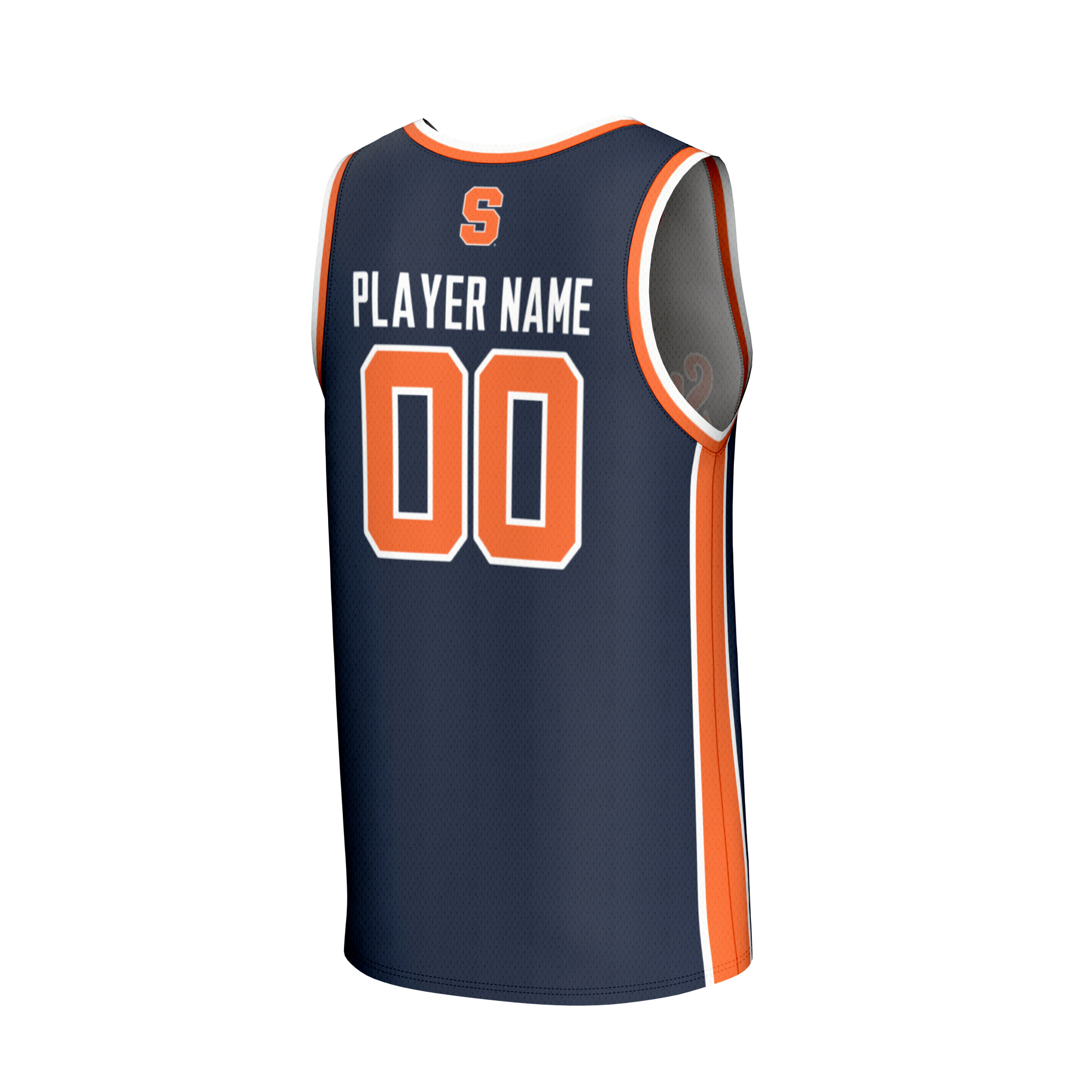 [NJP] Syracuse Orange GameDay Greats Unisex Lightweight Collegiate Women's Basketball NIL Pick-A-Player Fashion Jersey - Navy