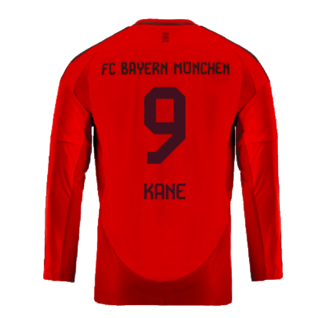 2024-2025 Bayern Munich Long Sleeve First Jersey (kids) (kane 9)