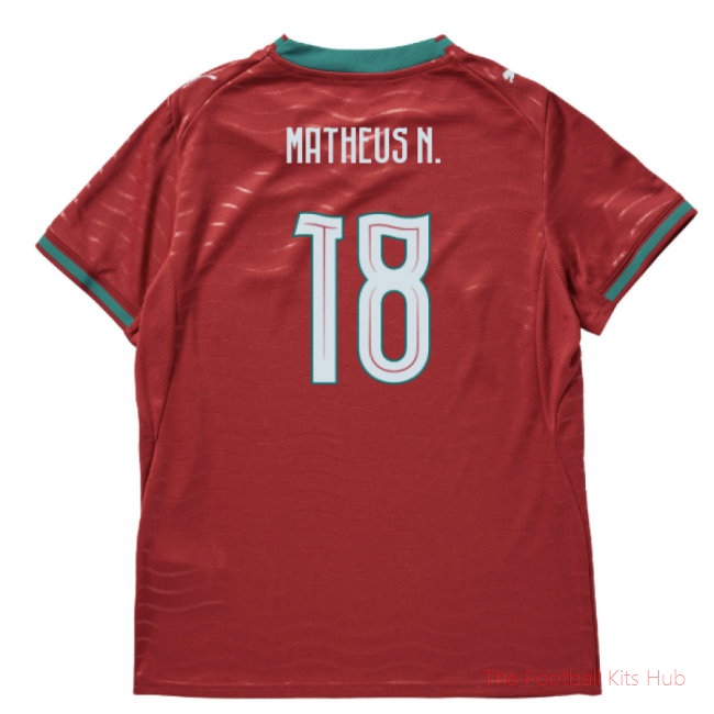 [JED] 2026/27 Portugal Home Shirt (Womens) (Matheus N. 18)