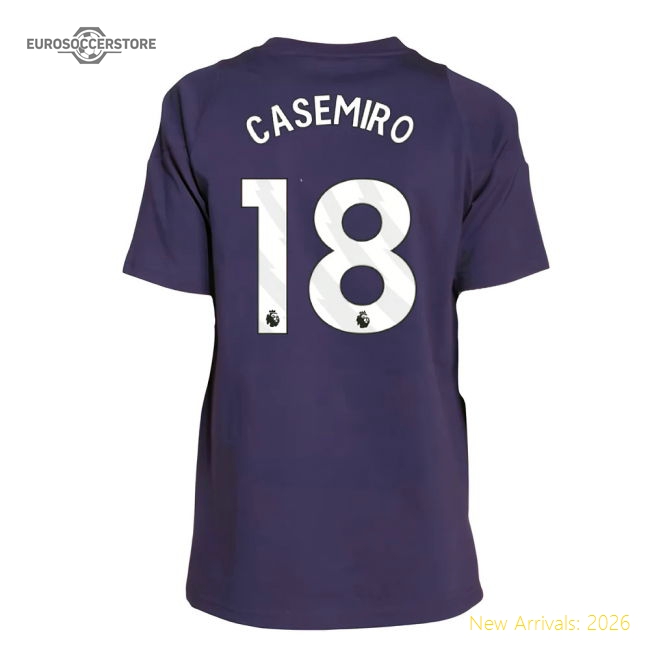 2025-2026 Premier Team Top-tier Jersey Casemiro Performance Fabric