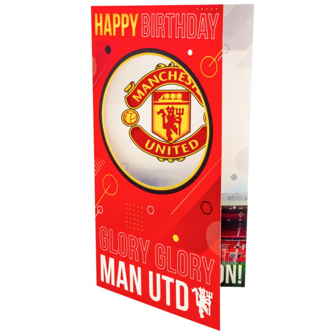 Women's Manchester United FC Glory Glory Birthday Card