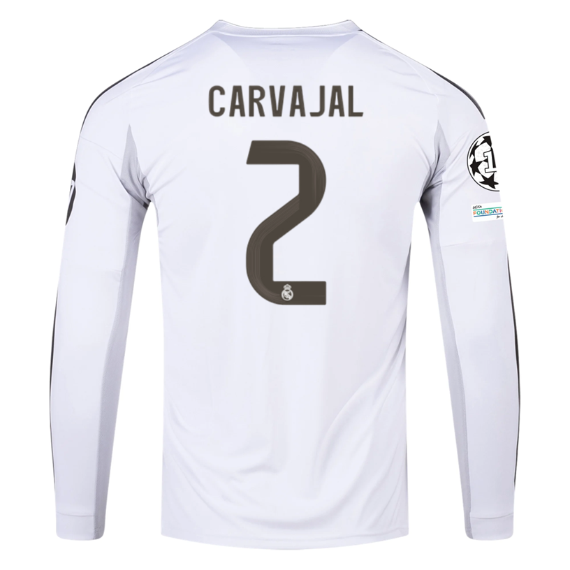 Real Madrid Sleeve 2025-2026 UCL Home Jersey – Authentic Shirt