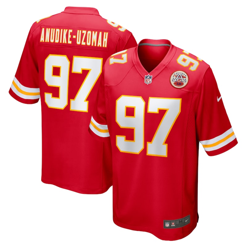 None Felix Anudike-Uzomah KC Chiefs Victory Elite Jersey Football Appa