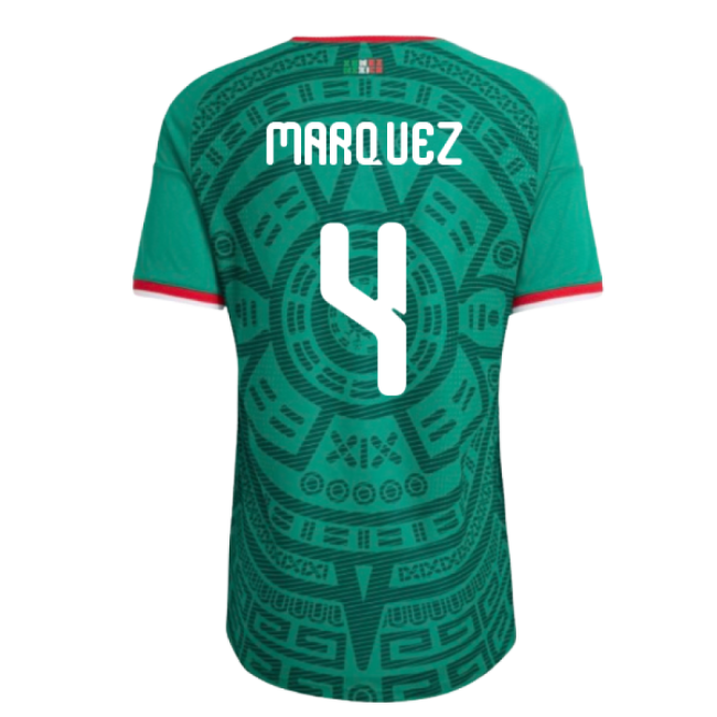 2026-2027 Mexico Authentic Home Shirt (Marquez 4)