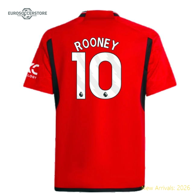 Premium Man Utd Kids Jersey Rooney 2023-2024 Dri-fit Drycell