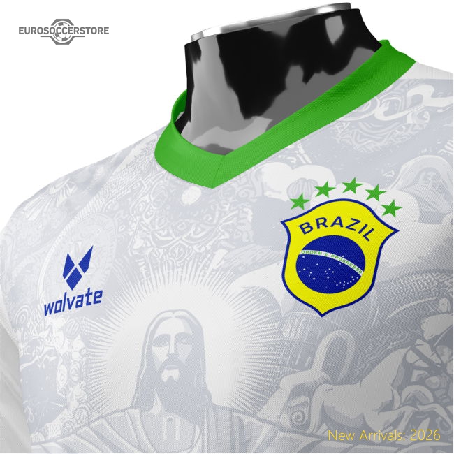 Football Brazil Jersey - Durable Moisture-wicking Construction