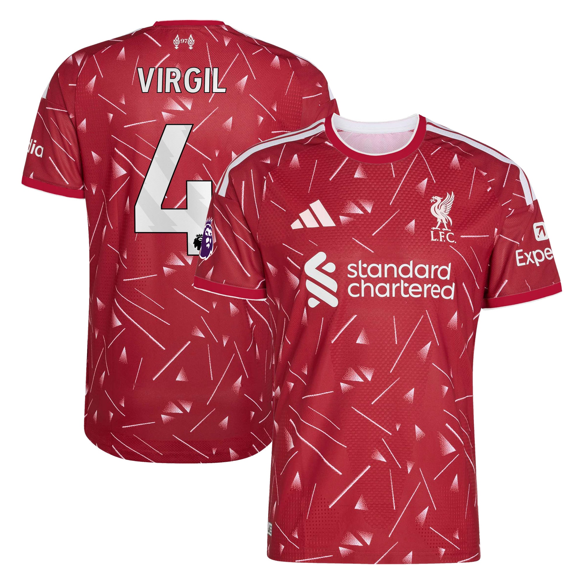 [SJH] Women's Virgil van Dijk Liverpool 2026/27 Home On-Field Authentic Jersey - Red