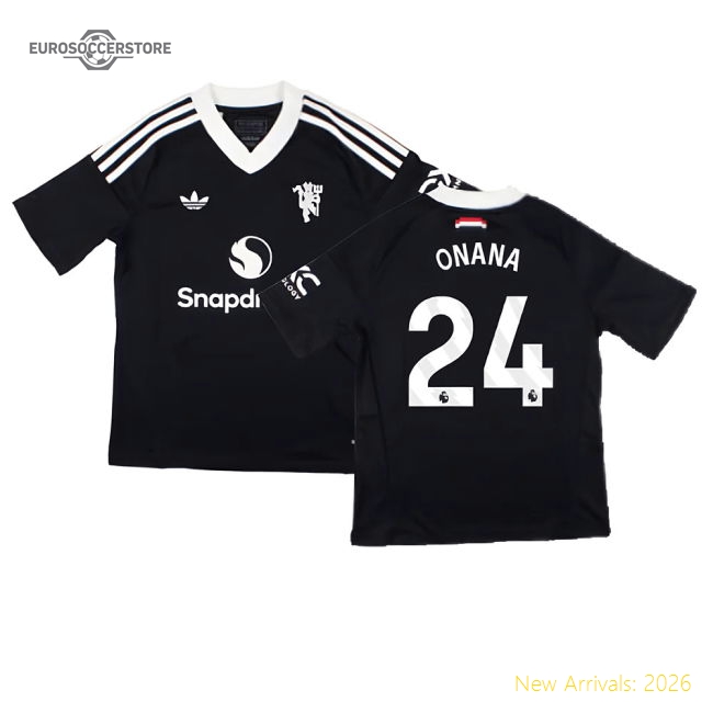 Man Utd Onana Comfortable Kids Jersey Performance Fabric Soft-touch