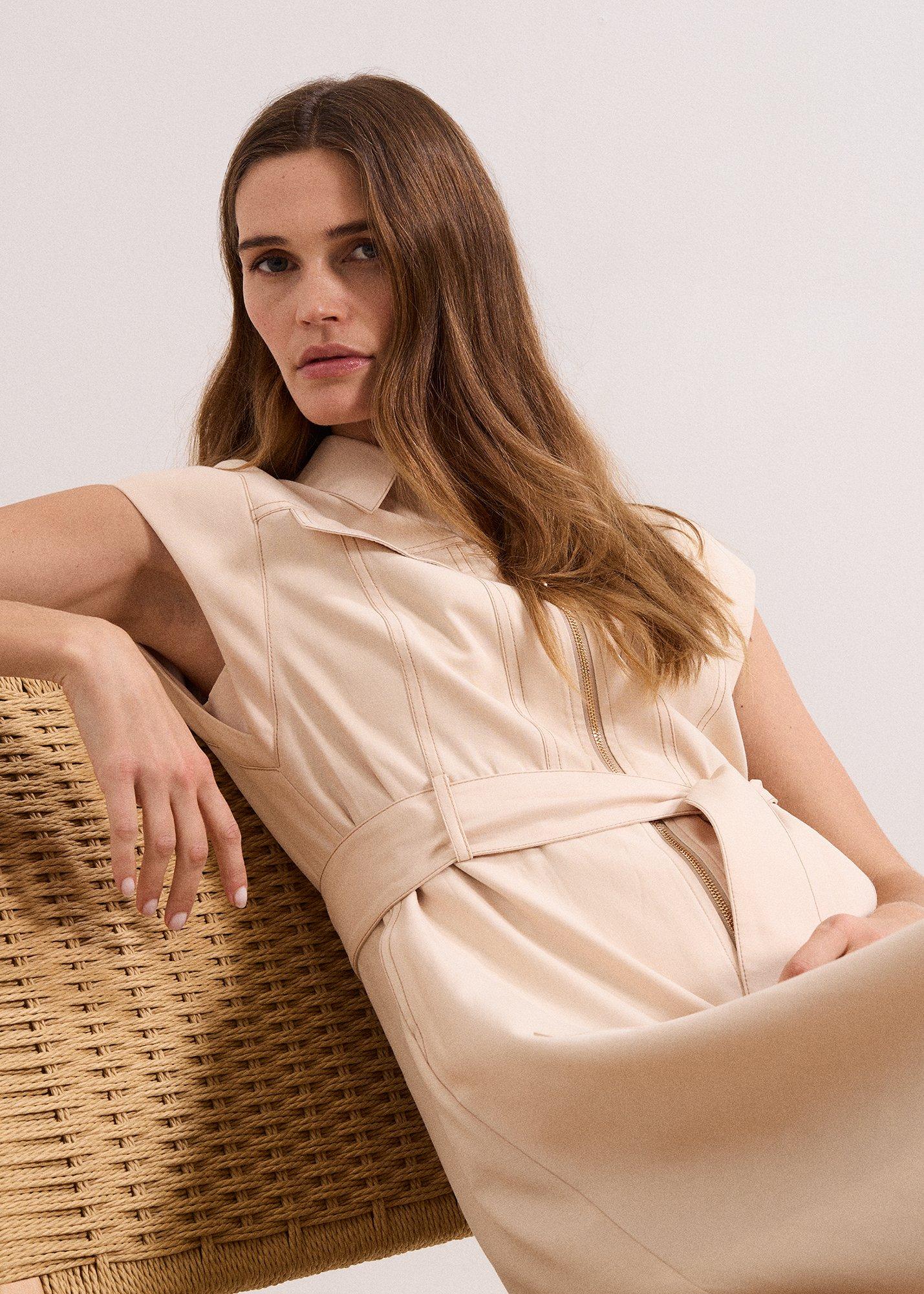 Petite Alira Stone Utility Dress