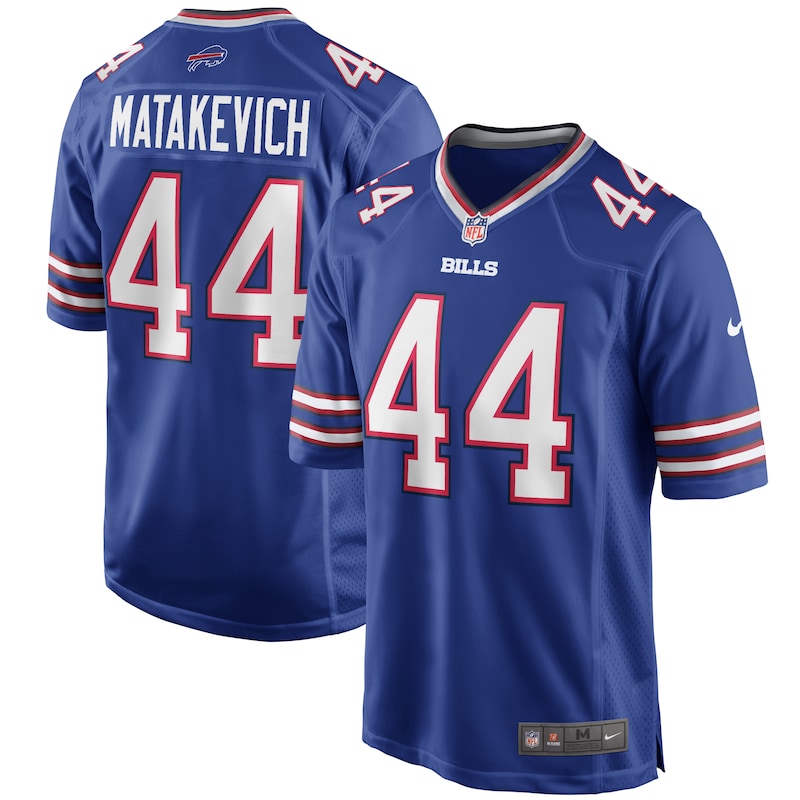 None Tyler Matakevich Team Captain BUF Bills Elite Jersey Football App