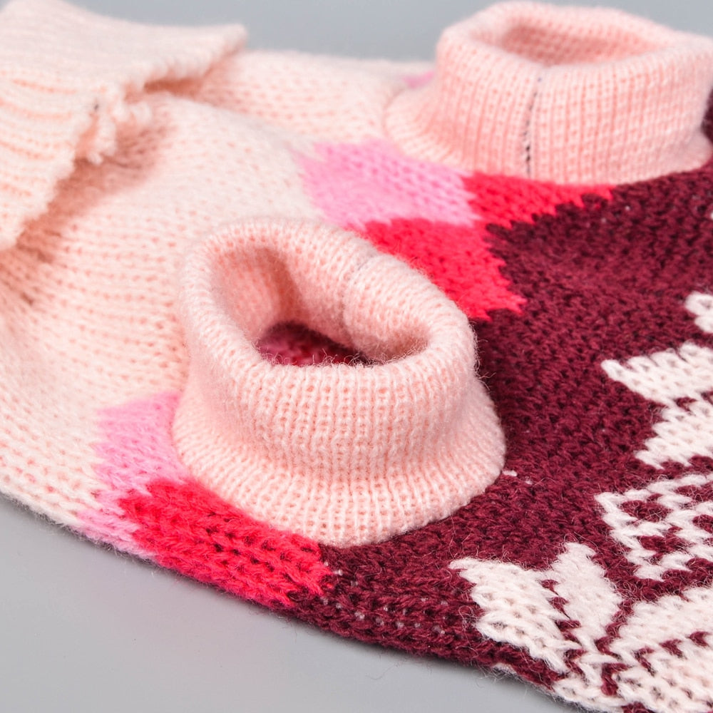 Street-Ready Cozy Christmas Sweater For French Bulldog as a Gift Durable