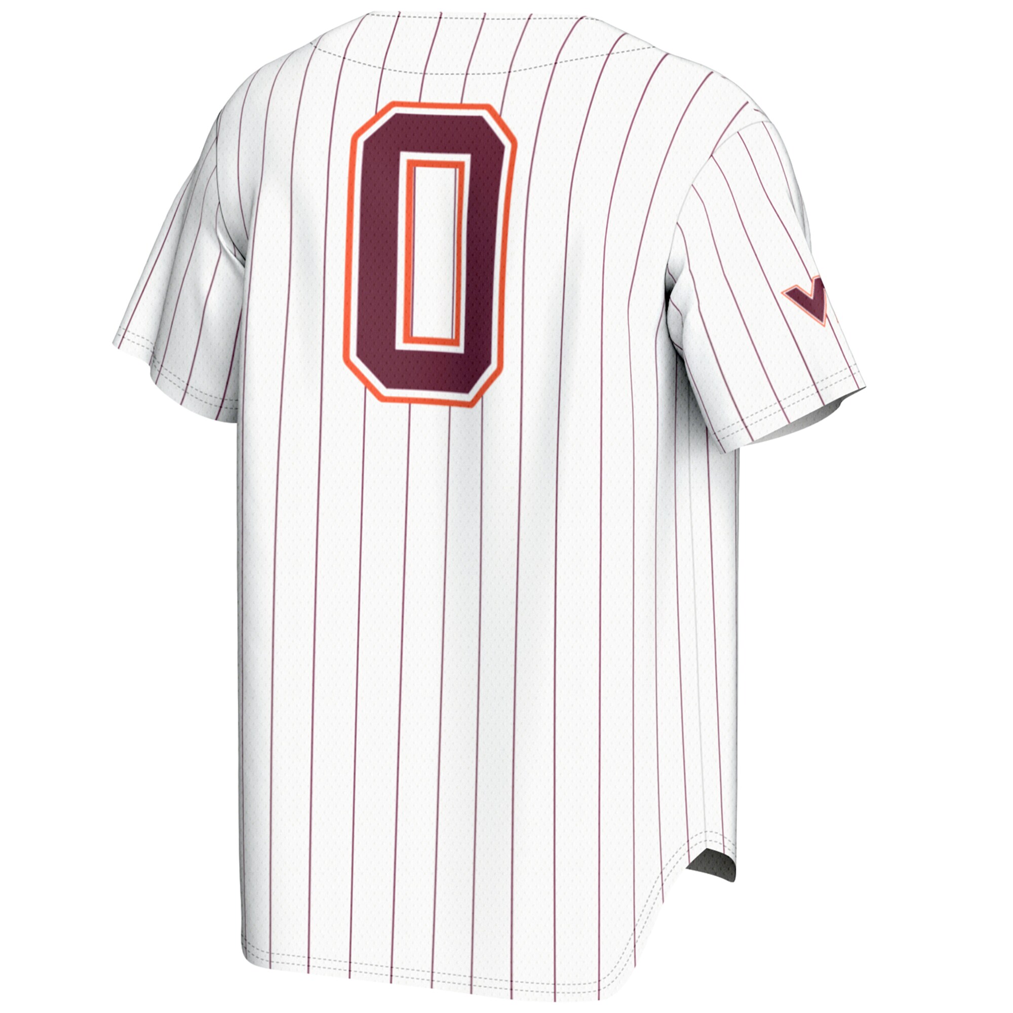 [NJP] Virginia Tech Hokies GameDay Greats Lightweight Baseball Fashion Jersey - White