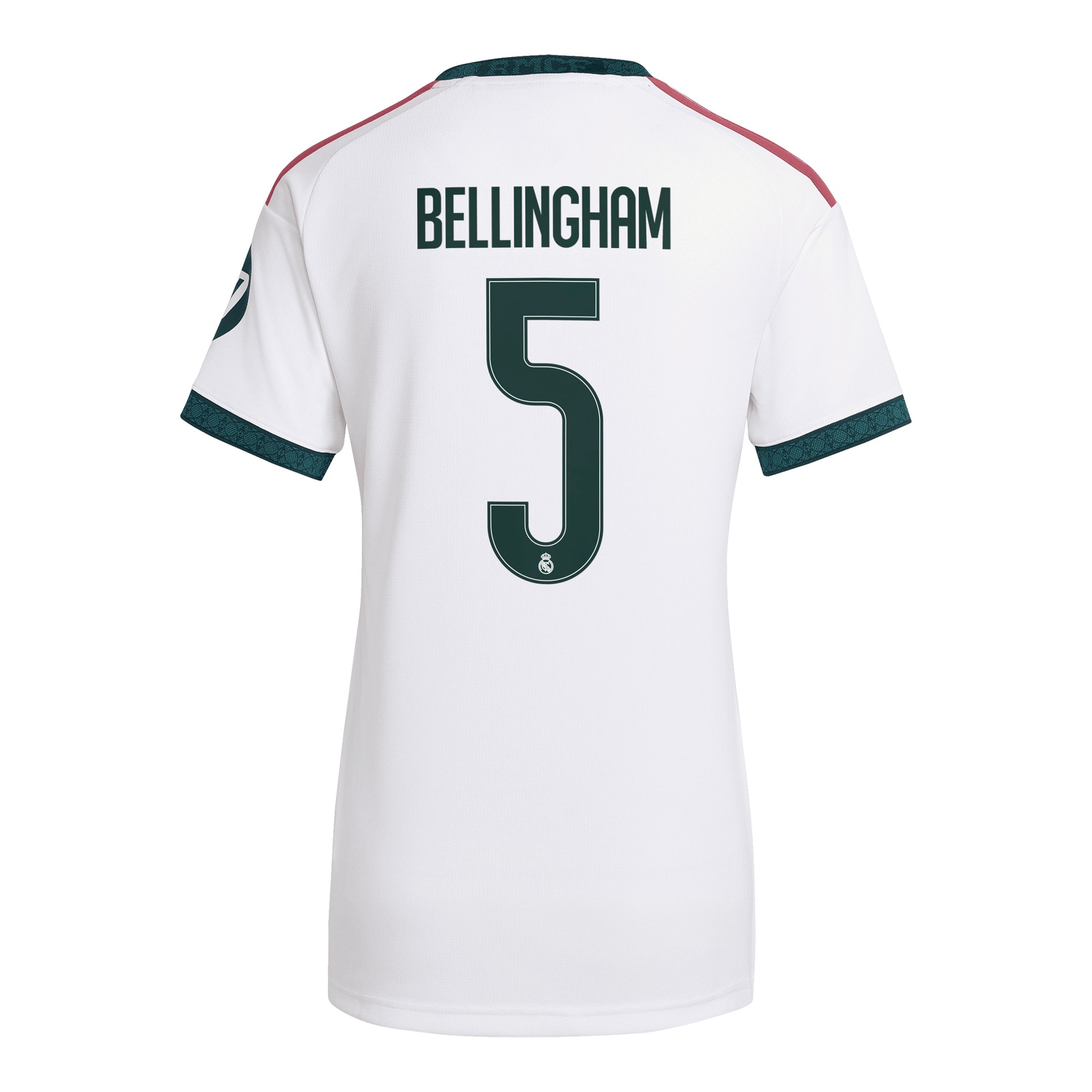[SJH] Jude Bellingham #5 Real Madrid Women's 2026/27 Home Replica Jersey - White