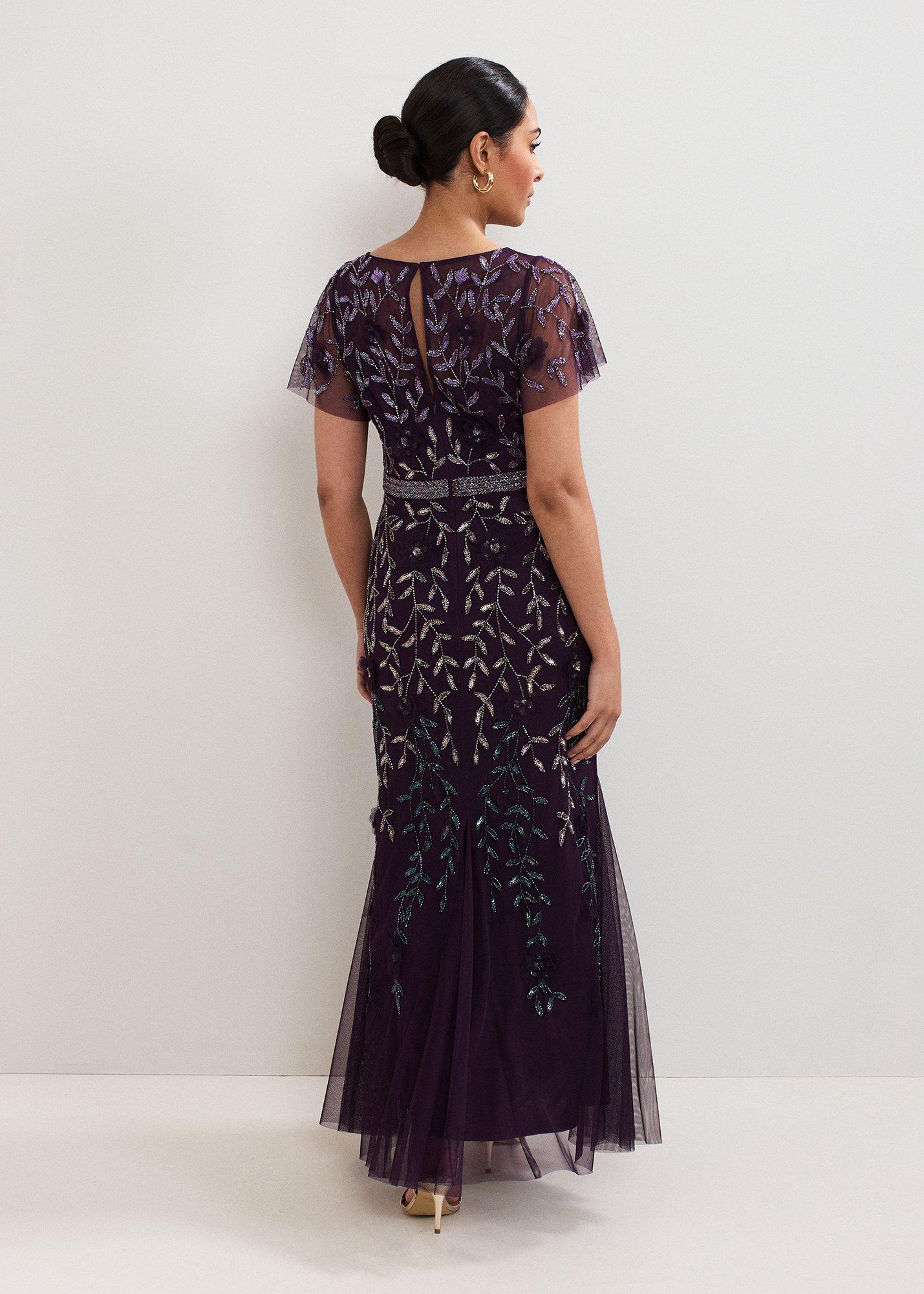 Petite Kaida Beaded Maxi Dress