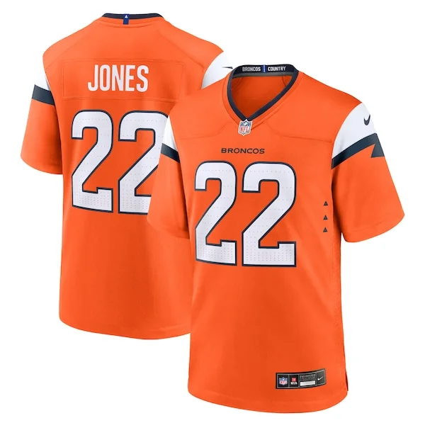 None Game NFL Jersey - Orange | Premium Football Apparel | NFL Footbal