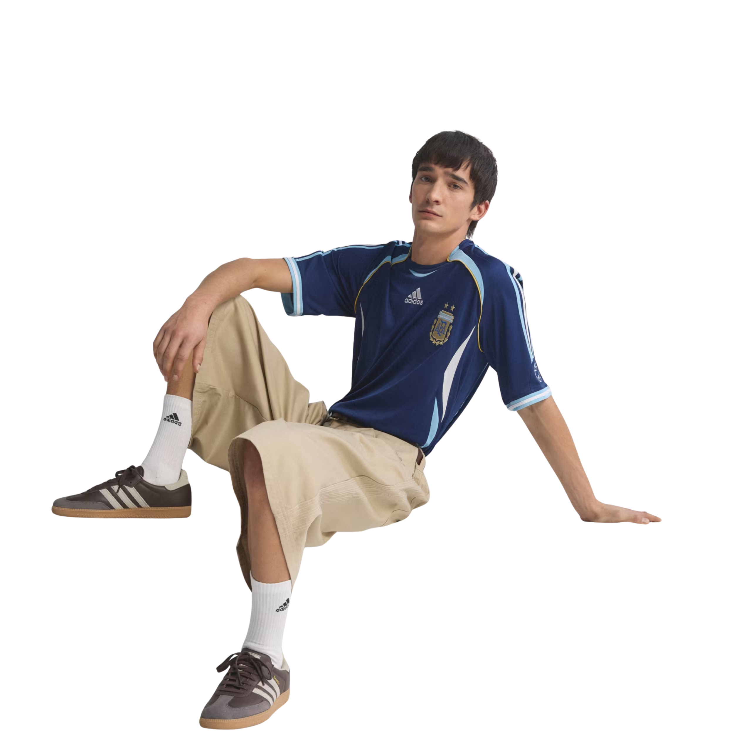 Argentina National Team 2006-2007 Season Away Jersey –  Match Day Version S