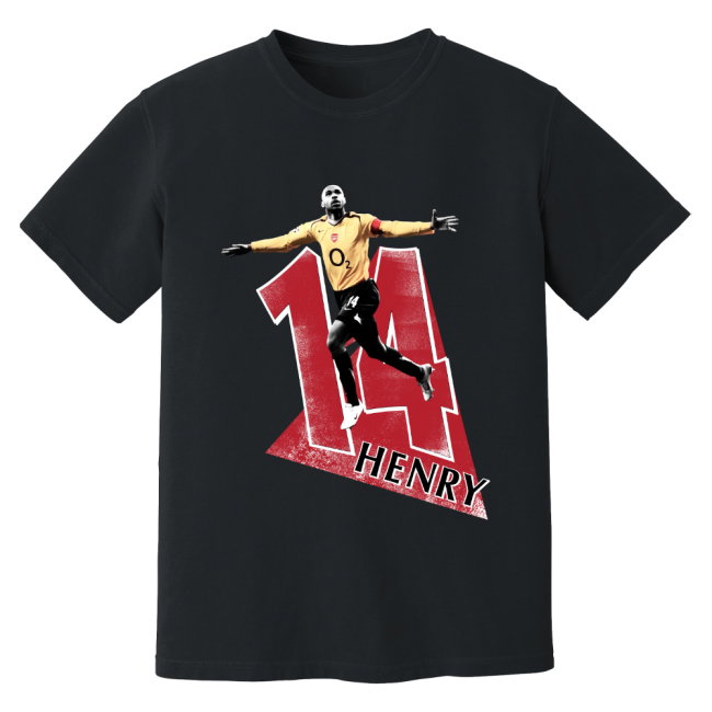 Thierry Henry Arsenal Premier League Legend supporter T-Shirt (Adult