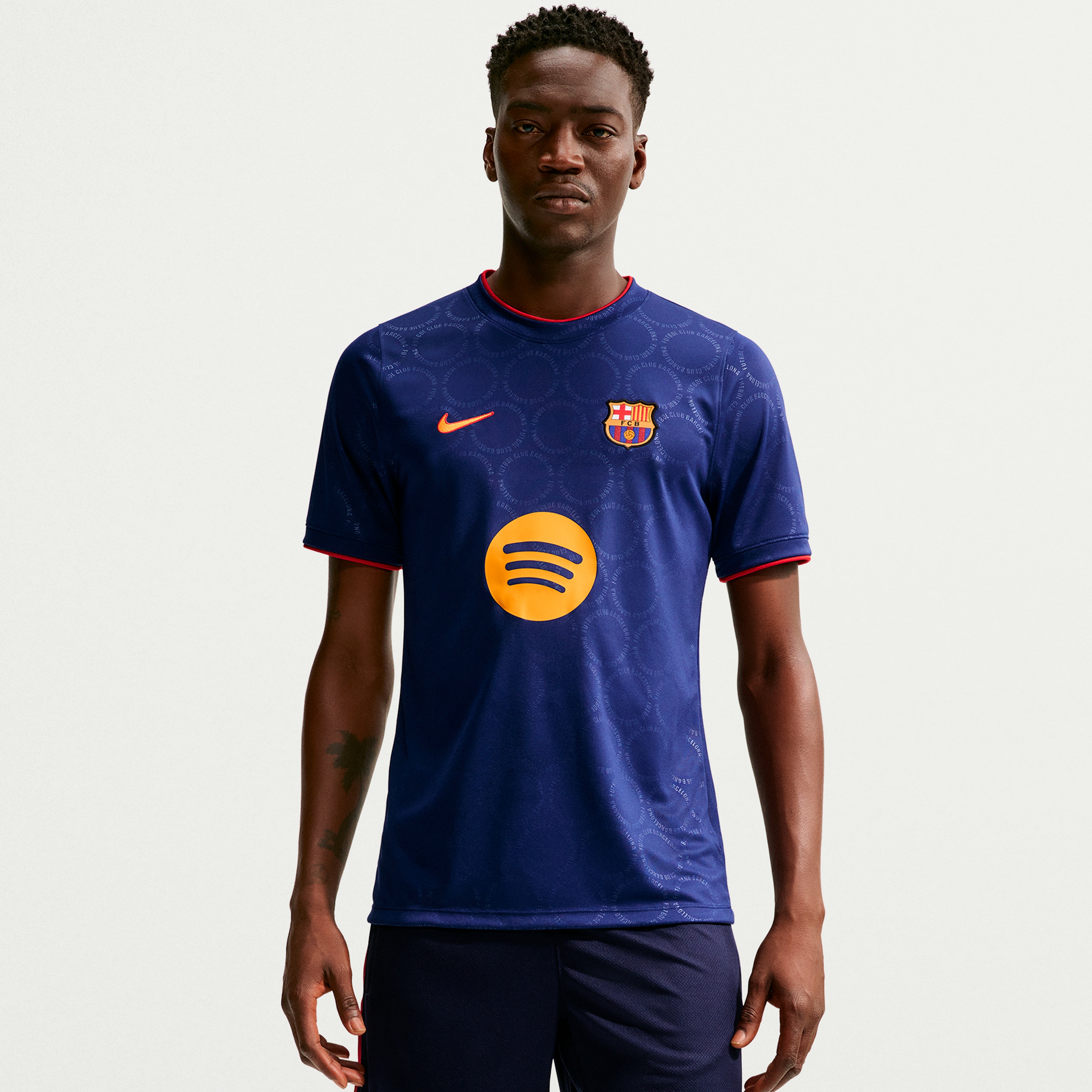[SJH] Barcelona 2026/27 Third Dri-FIT Pre-Match Jersey Top - Royal
