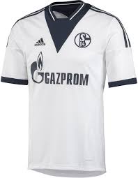 13-14 Schalke 04 Away White Jersey Shirt - Official Replica 2702