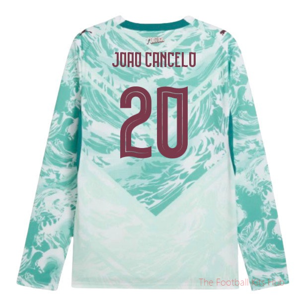 2026-2027 Portugal Long Sleeves Away Shirt (Joao Cancelo 20)