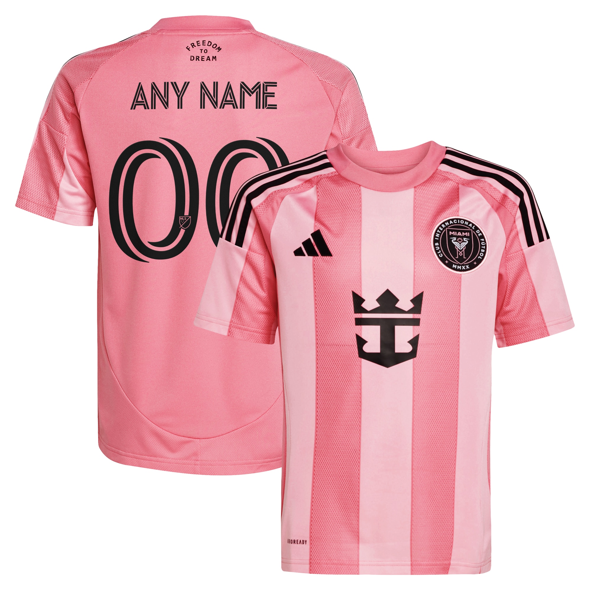 [SJH] Inter Miami CF Youth 2025 Euforia Replica Custom Jersey - Light Pink
