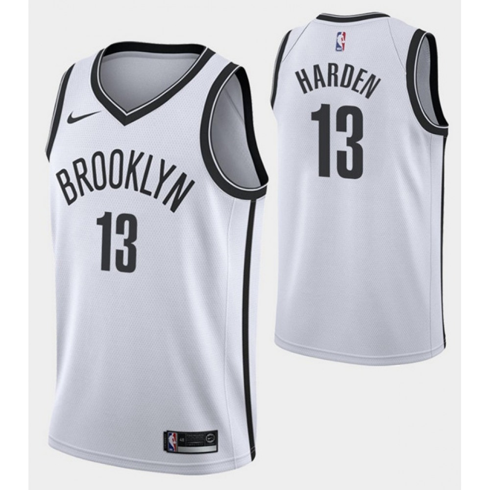 Classic Brooklyn Nets James Harden13 Jersey White - NBA Collection