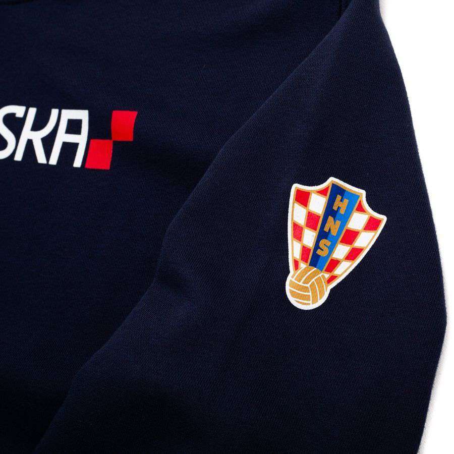Croatia Hoodie Club - Obsidian/White/University Red