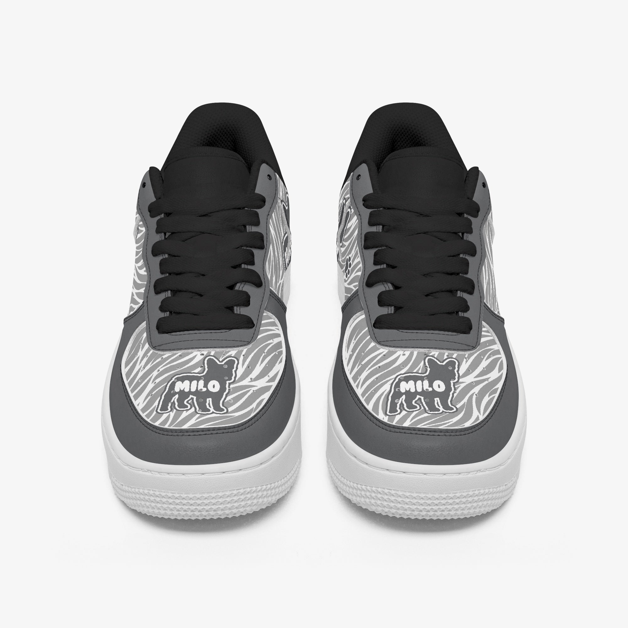 Personalized Low-top Leather Sneakers Outdoor Style | Durable Build