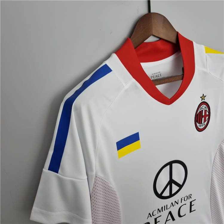 02-03 AC Milan White Retro Football Shirt Soccer Jersey - Official