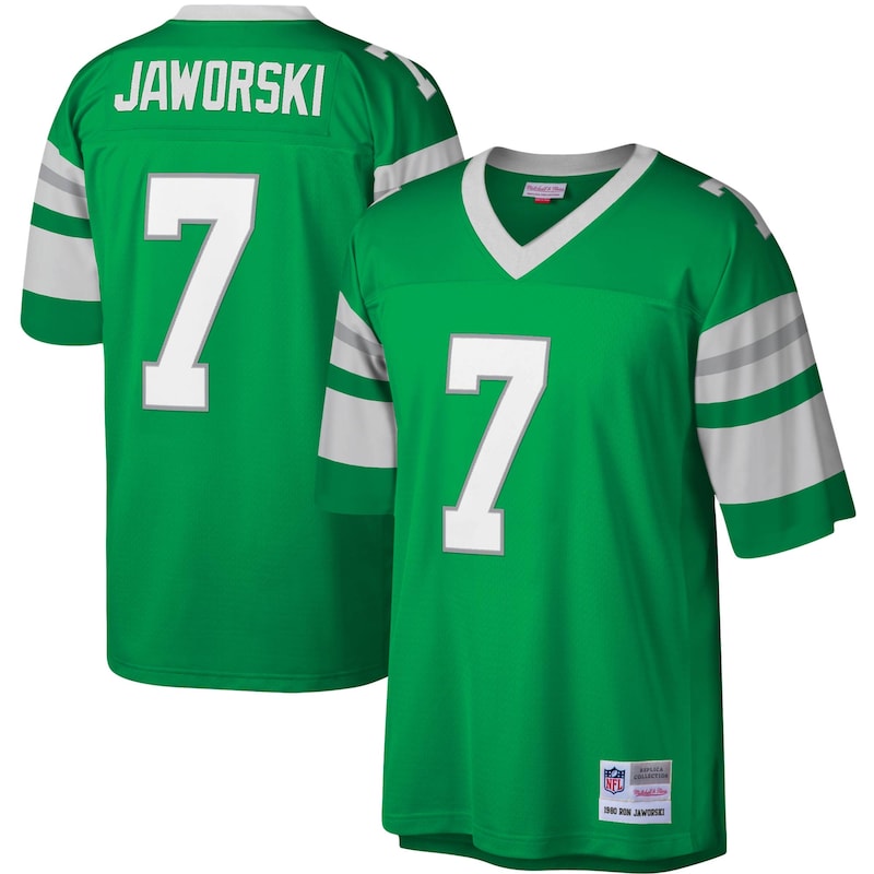 None Ron Jaworski Champion PHI Eagles Great Value Jersey Football Appa