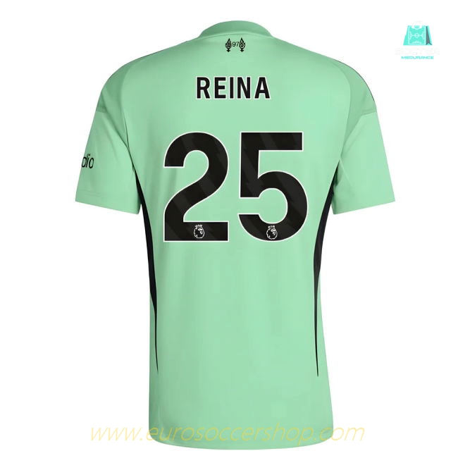 2025-2026 Liverpool Home Goalkeeper Shirt (Glory Mint) (Reina 25)