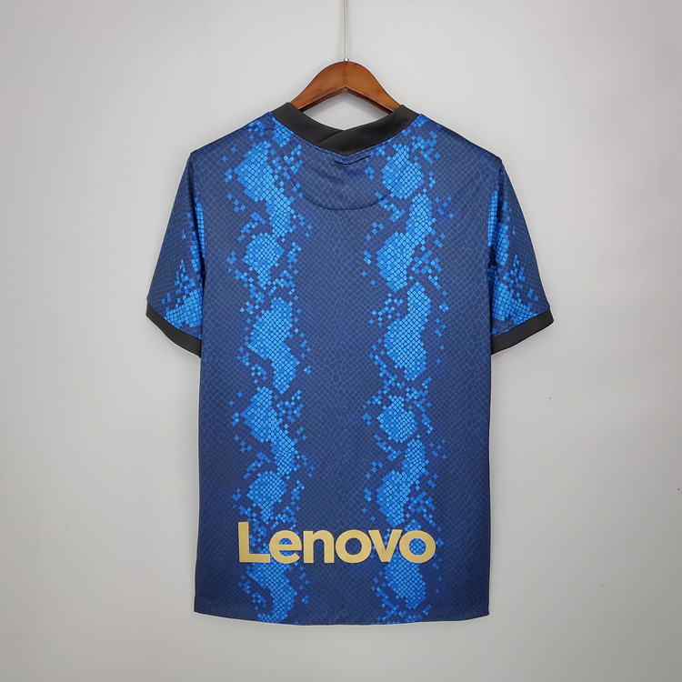 Comfort Fit Inter Milan 21-22 Home Blue Soccer Jersey Football Shirt
