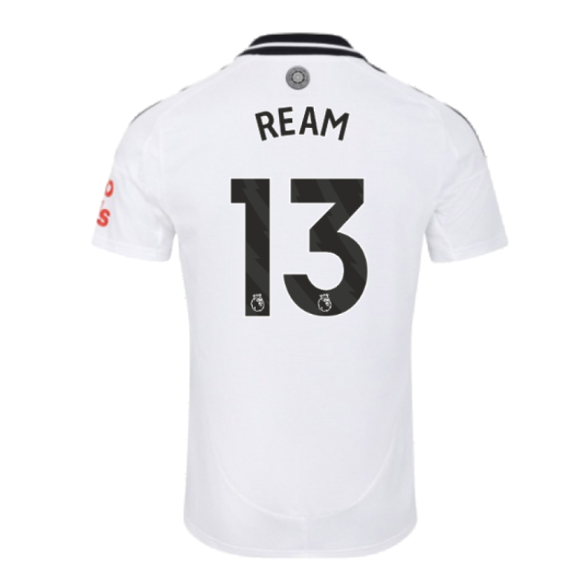 Authentic 2024-2025 Fulham Home Shirt (ream 13) - Premium Quality