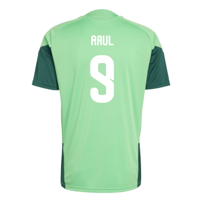 2026-2027 Mexico Training Jersey (Semi Flash Green) (Raul 9)