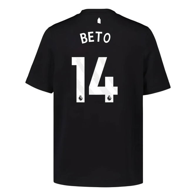 2025-20 Everton Official Third Football Kit Beto #14 S Kids
