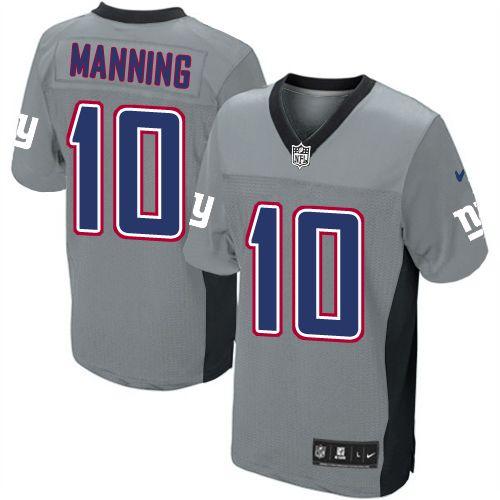 Official NFL New York Giants #10 Eli Manning Team Color Elite Jersey