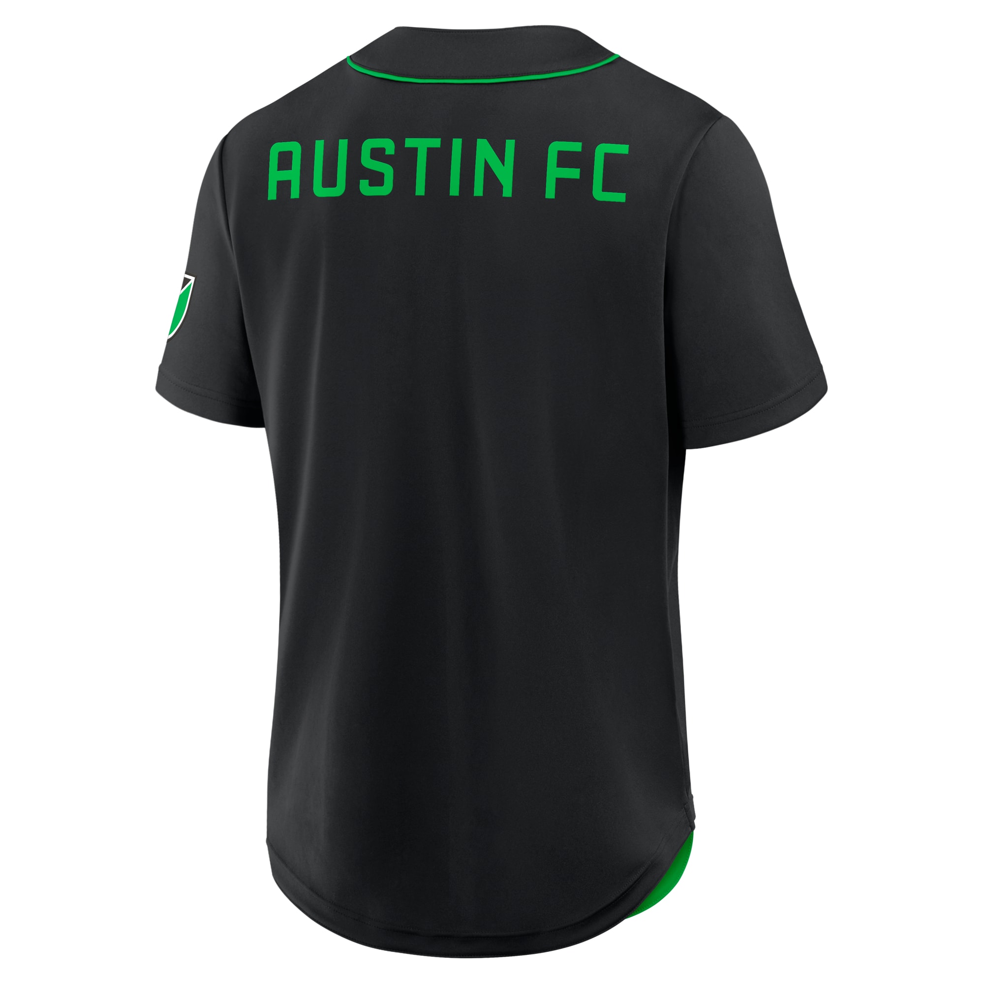 [LK] Austin FC Injury Time Baseball Jersey - Black