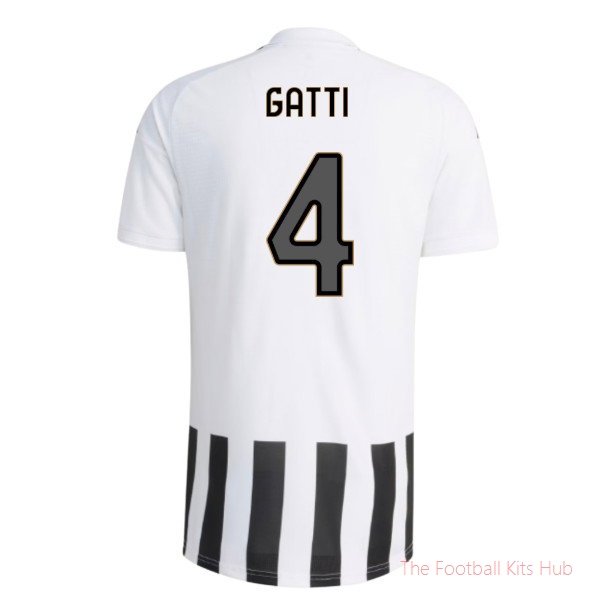 Juventus 2026-2027 Home Shirt Football Jersey Gatti #4 Player Issue