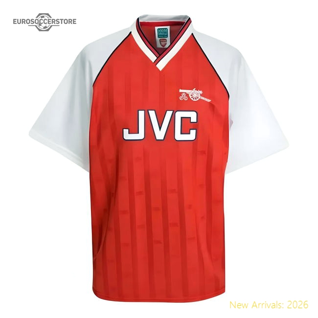 Arsenal 1988 Home Retro Football Shirt Premier League Football Gear