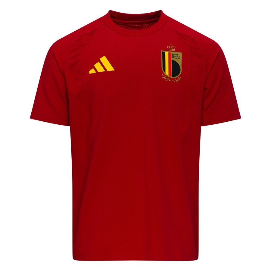 Belgium T Shirt Tiro 26 Travel World Cup 2026 Team Power Red