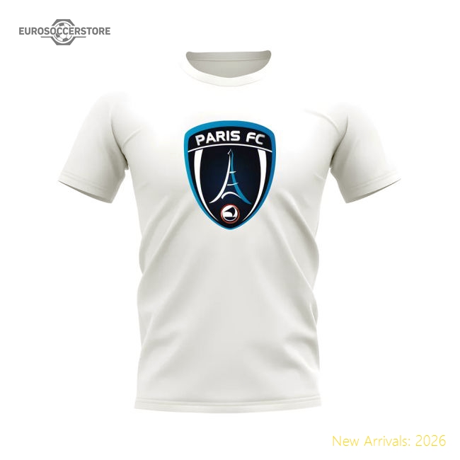 Elite Paris Fc Badge Supporter Tee (white) - Supporter Edition