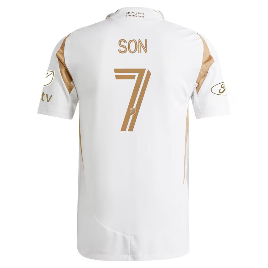 Player Version Men's LAFC #7 Son Heung-Min White 2025 Away - Slim FitA