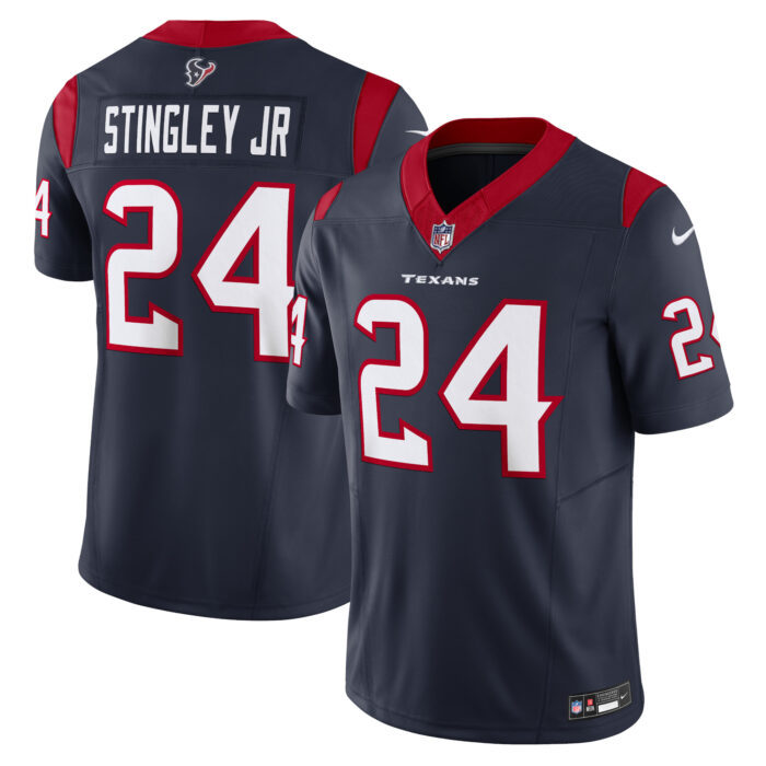 None Men's HOU Texans Energetic Top-Grade Jersey Game Day Wear