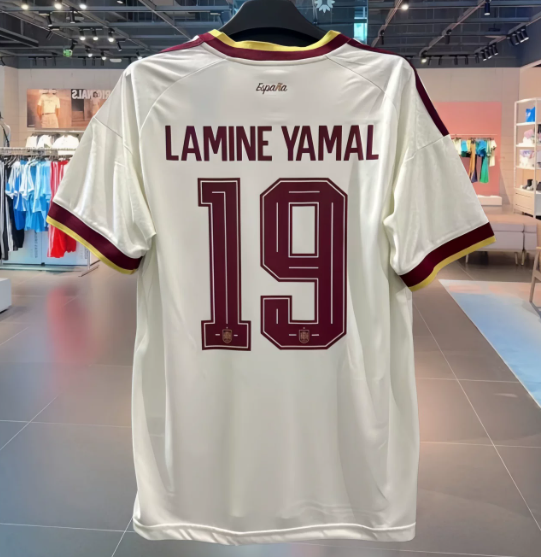 [HP] Spain Lamine Yamal 19 White Away Jersey Women 2026 World Cup
